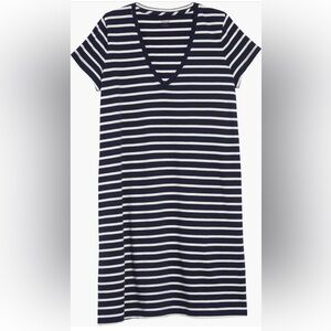 Madewell Northside Vintage Stripe V-Neck T-Shirt Dress – Size XS